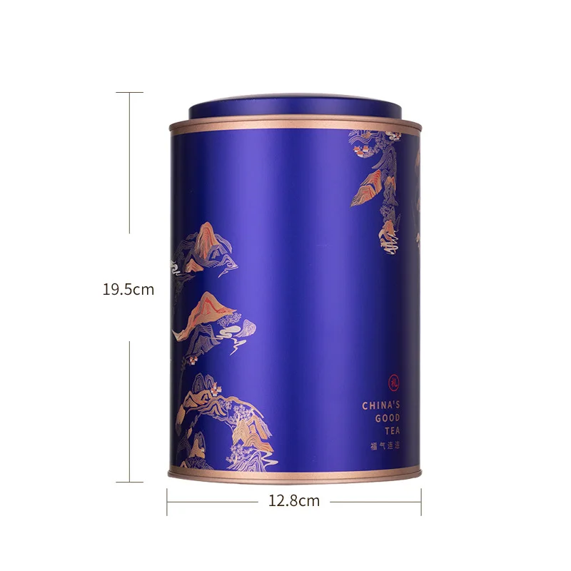 Tea Packaging Empty Cans Double Sealed Cans Large  Coffee Container Capacity Sealed Creative Round Tinplate Cans Wholesale