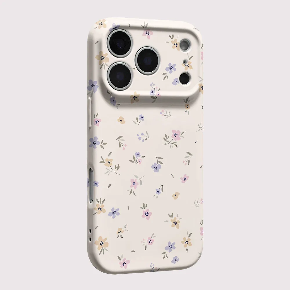 Lovely Flower Glossy Film Hard Phone Case for Samsung Galaxy A37 A57 A17 A07 A16 A56 A26 A36 A06 A55 A35 A15 A54 A05 A14 4G 5G