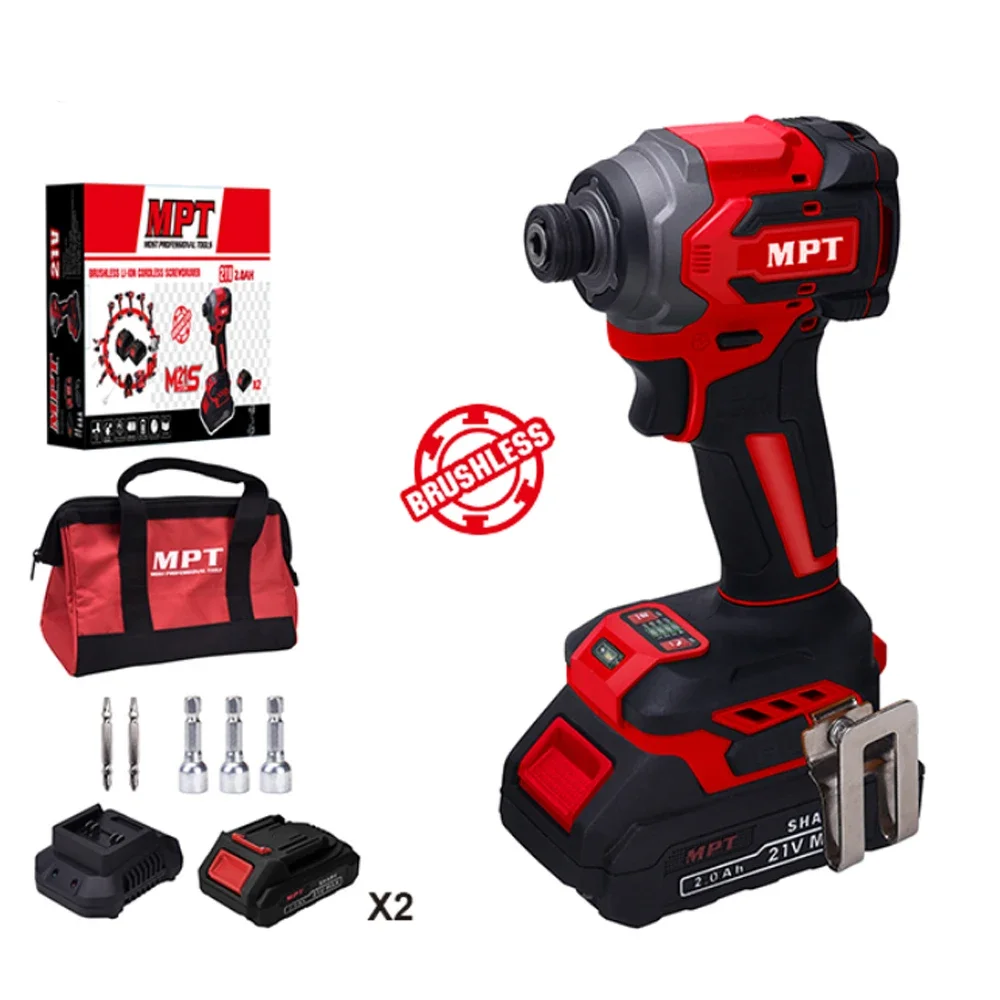 

MPT 21V Cordless Impact Screwdriver High Quality Portable Mini Torque Electric Screwdriver 230N.m 1/4