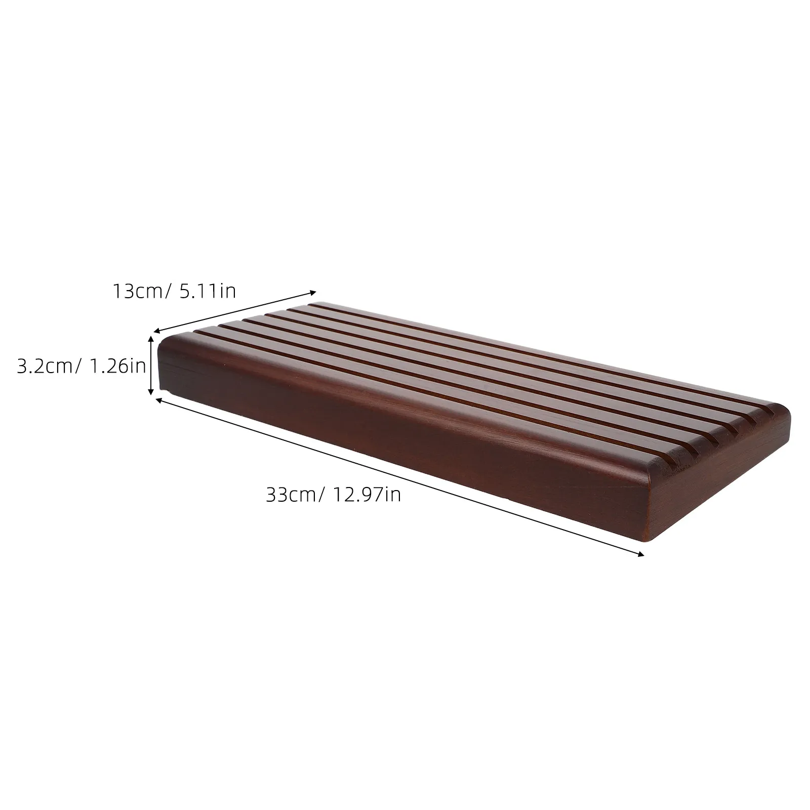 Wooden Coin Holder Ladder Display Stand – Multi-Layer Anti-Slip Medal & Coin Organizer for Home, Office, Desktop