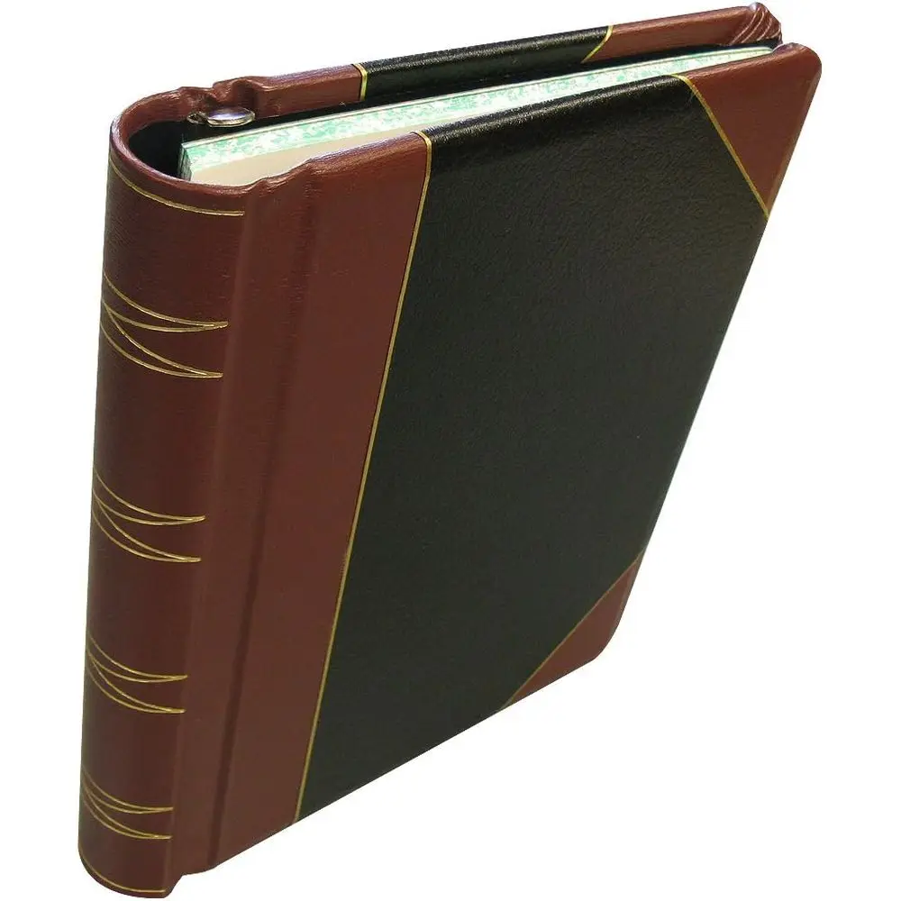 

Quarter Leather-bound Corporate Minutes Book, 8.5 x 11, Binder Only