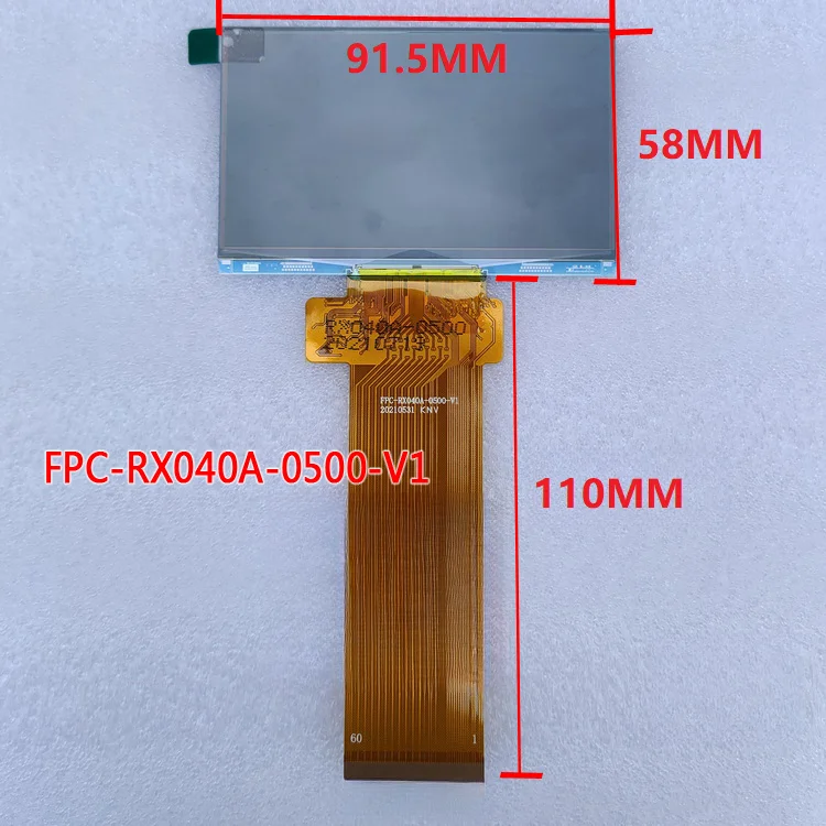 4-дюймовый проектор подходит только для кабеля FPC-RX040A-0500-V1, версия, экран дисплея, аксессуары для проектора «сделай сам», 60pin