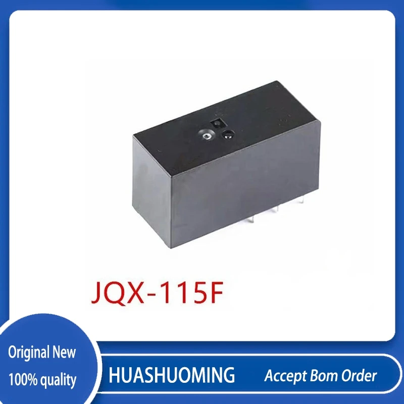5Pcs/Lot  JX2RC2 12VDC 8pin  HF JQX-115F 012-2ZS4 12V