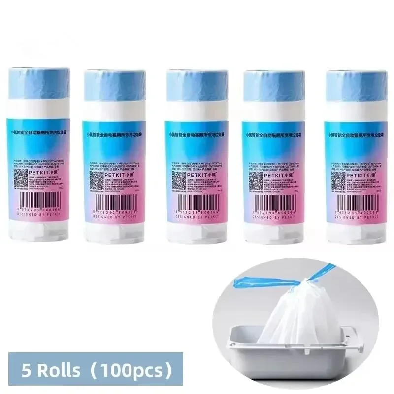 

Poop Bag Replacement Trash Bag Waste Bag for Pura X Pura Max Automatic Self Cleaning Cat Litter Box Cleaning Supplies