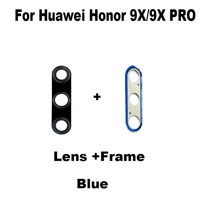 Back Glass Lens For Huawei Honor 9X Pro Back Camera Lens Glass Cover Frame Adhensive Sticker Repair Parts