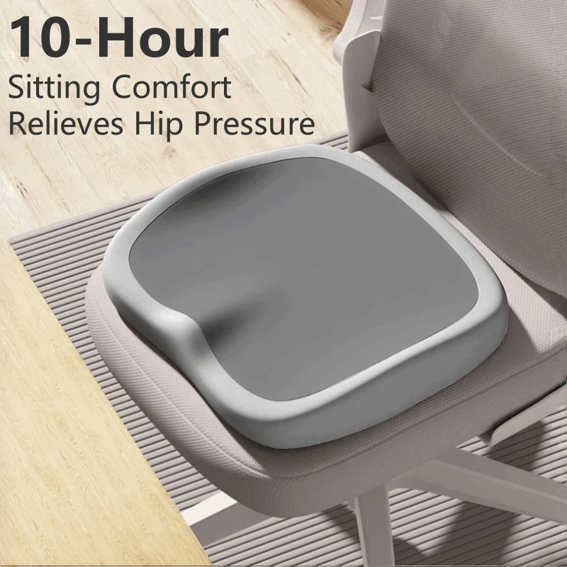 

10-Hour Ergonomic Memory Foam Office Chair Cushion Adjustable Hip & Waist Support Portable Comfort for Home, Car, and Office Use