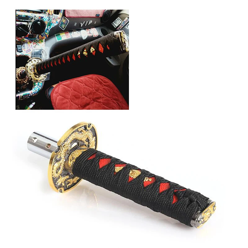 

Universal shifter replacement JDM Katana shift knob 20cm/26cm shift knob with adapter diy installation shift knob