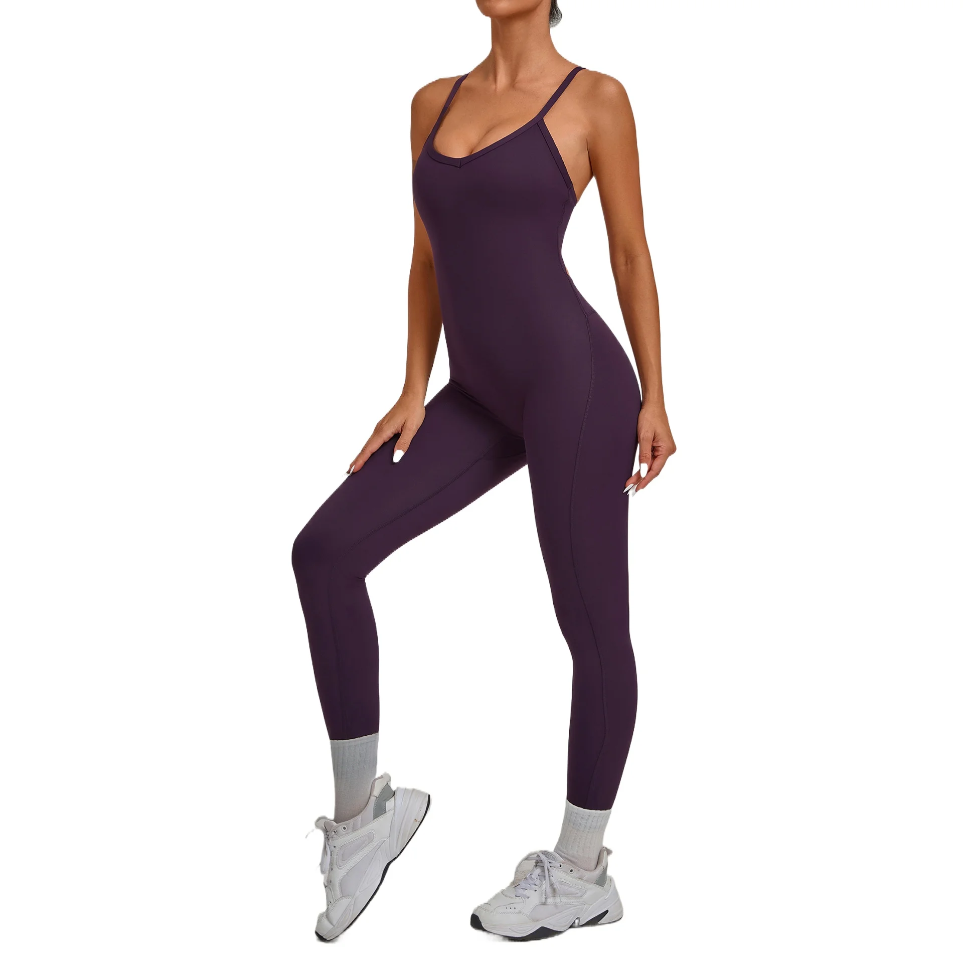 Custom LOGO Women's Adjustable Buckle-Up onesie Cross-waist, hip lift, sports yoga tights