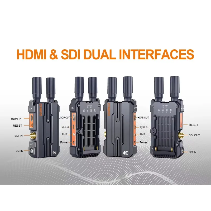 【2026】4K SDI &  Popular Wireless Video Transmitter Receiver - 1000FT/305M Wall-Penetrating Signal For Outdoor Event Live Str