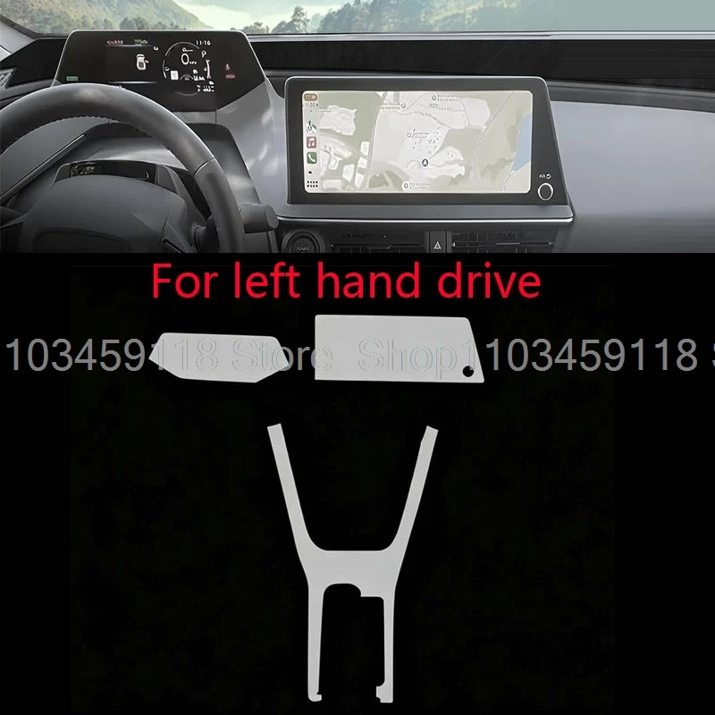 TPU Protective Film For Toyota Prius 2023-2024 Car Interior Center Console Navigation Screen Transparent Anti-scratch Film