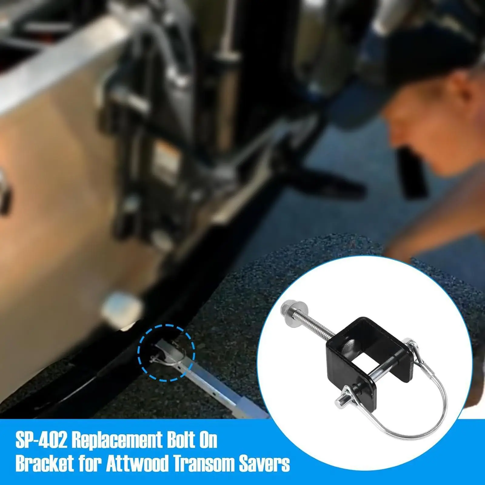 

SP-402 Лодка U-образный кронштейн, транцевой болт, лодка, простая установка, замена