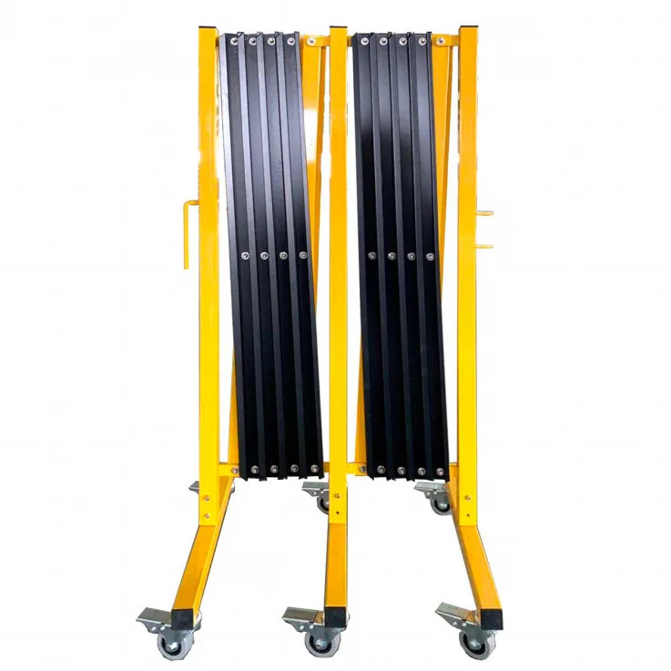 Mobile Telescopic Fence To Isolate Road Sections, Safety Guardrail, Portable Folding Guardrail, Workshop Guardrail