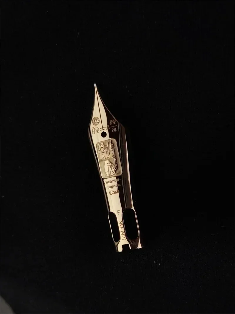 New Tangmoon Creative No.6 Pen Nib Unit Physics Series/Schrödinger’s Cat/Adapted BOCK Pen Holder Fountain Pen Accessories