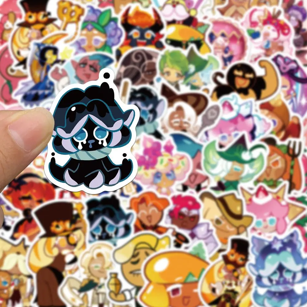 50Pcs Game Cookie Run Kingdom Stickers Cute DIY Diary Laptop Skateboard Graffiti Decals decoration materials Stickers