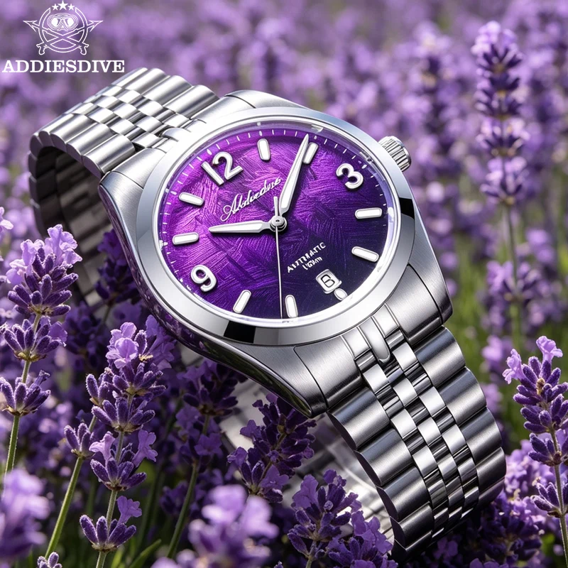 

ADDIESDIVE Automatic Watch Luxury Sapphire New Men Watch 39mm Gradient Dial Mechanical 8215 Waterproof 100m BGW9 Luminous AD2547