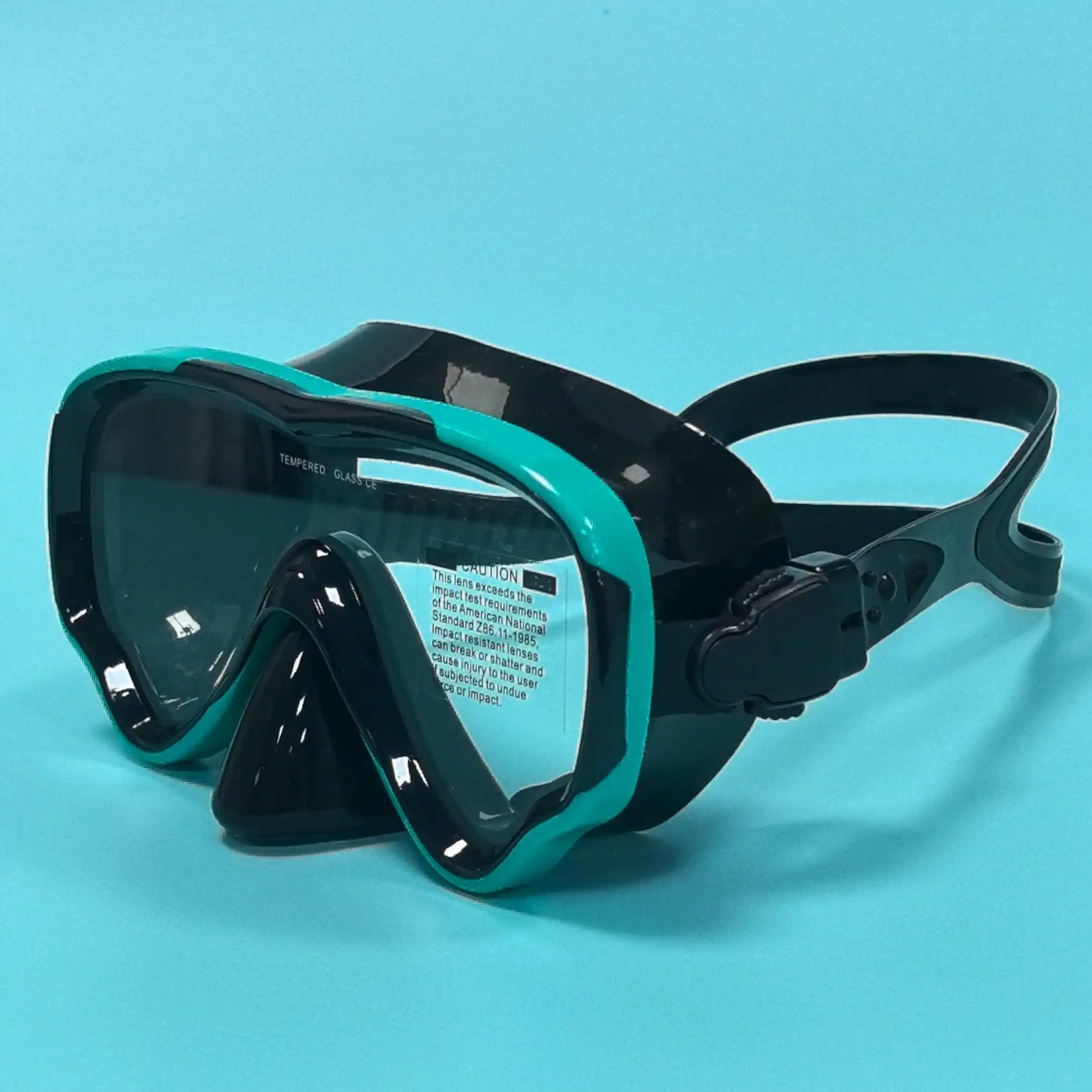 

Unisex Tempered Glass Diving Mask Anti Fog Waterproof One Piece Swim Mask For Swimming Snorkeling Outdoor Water Sports Use