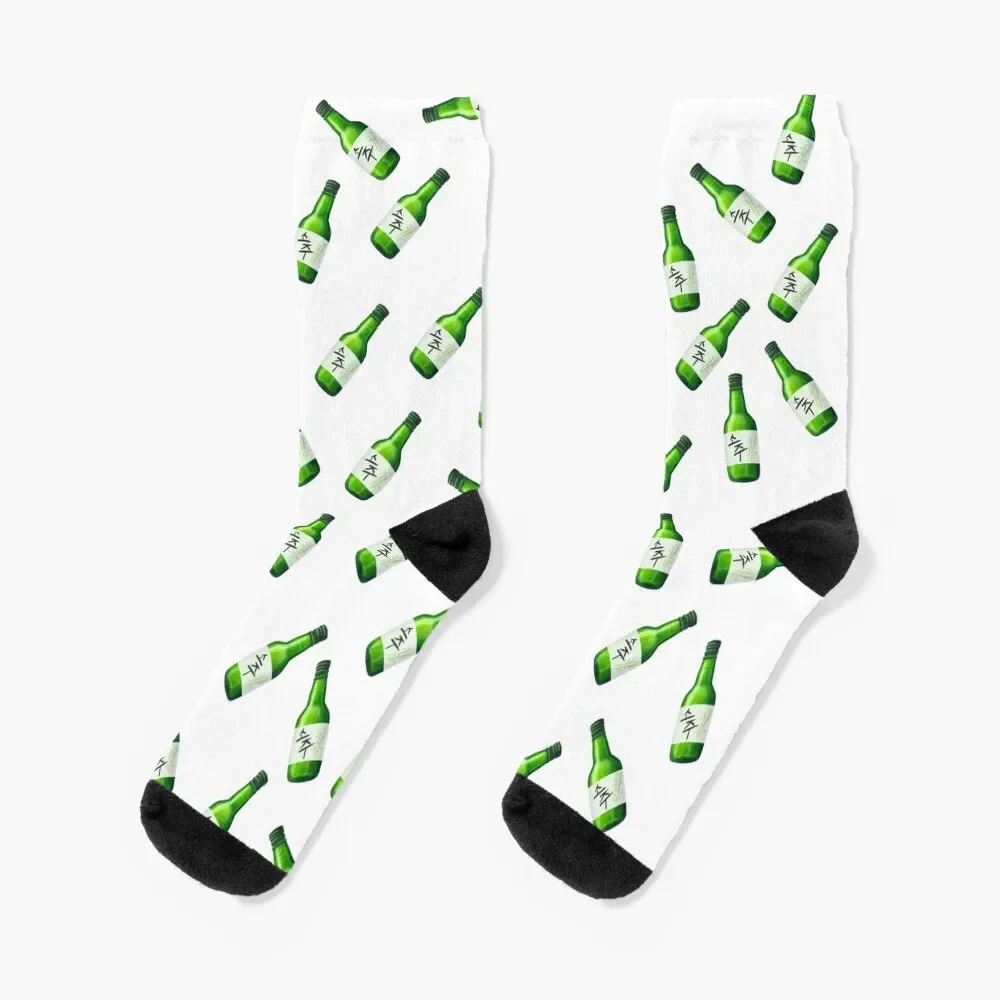 Soju Socks Soccer with print luxe Climbing Boy Child Socks Women's