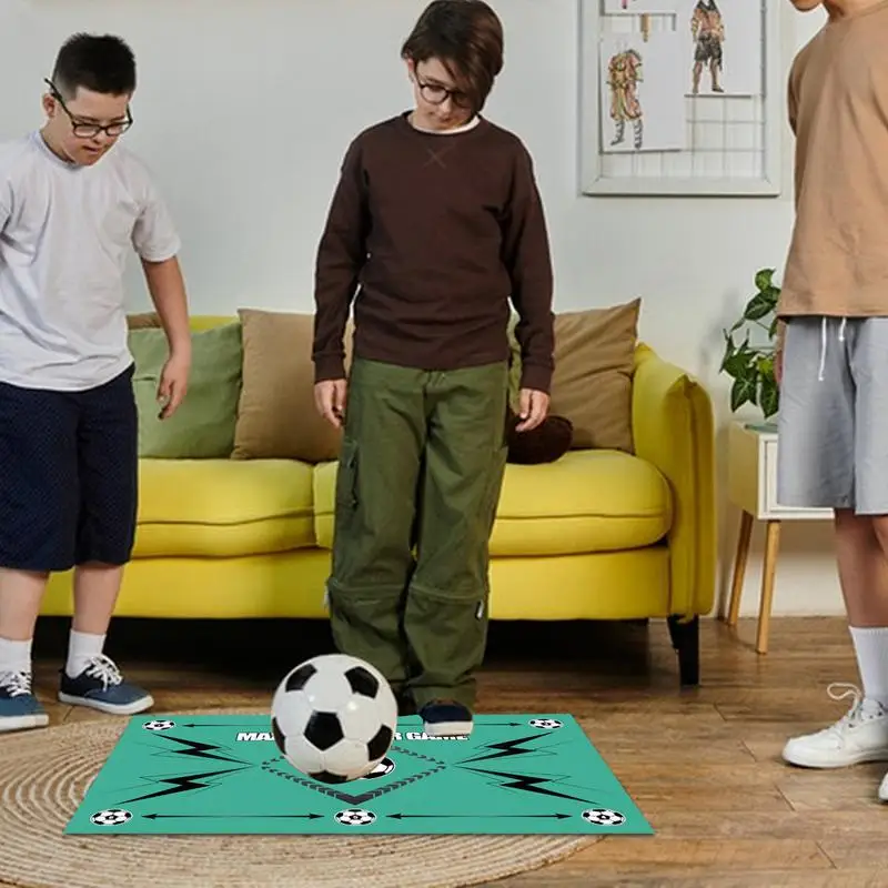 Football Training Mat Soccer Carpet Child Training Pack Indoor Foldable Kids Adults Dribble Non Slip Kids Adults Rug Soccer