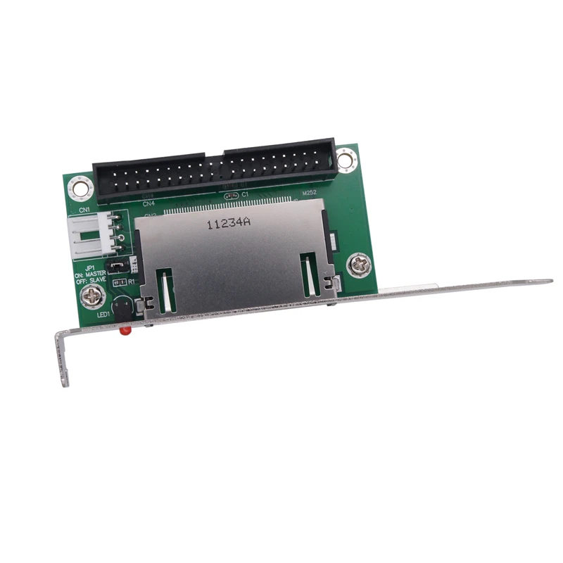 Tarjeta Flash compacta CF de 39/40 pines a IDE, Adaptador convertidor de 3,5 ", soporte PCI, Panel trasero, tarjeta de expansión CF a IDE