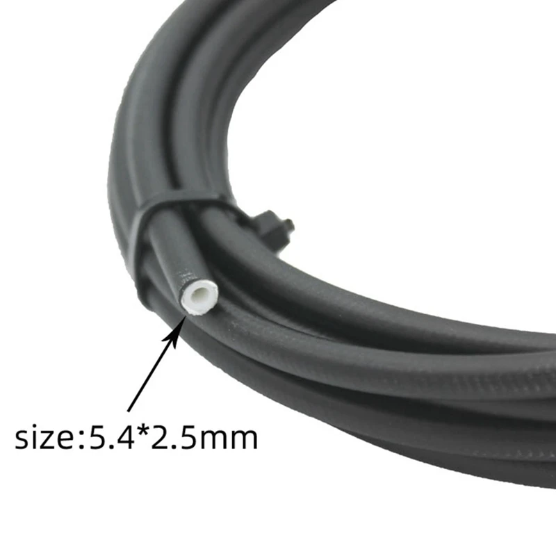 3Meter Bicycle Brake Hose 5.4 Outer Diameter Tubing Hydraulic Disc Brake Hose With Olive Connector Insert Kit