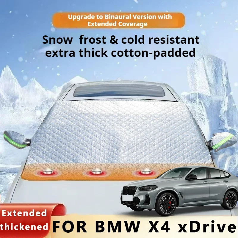 

Thickened Car Now Sunshade Windshield Cover With 5/9 Magnets UV Protection Anti Snow Sunlight For BMW X4 XDrive 30i M G02