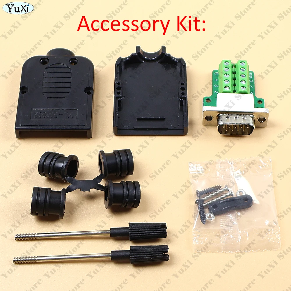 DB9 DB15 Solder-Free Breakout Connector