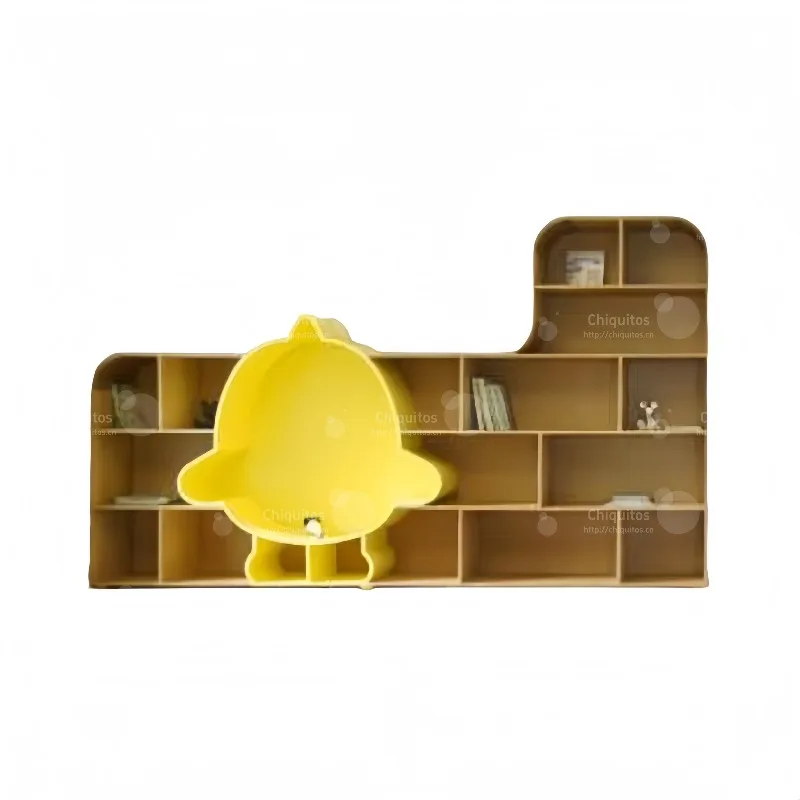 Big bookcase kindergarten wall bookshelf cute chicken-shaped bookcase kindergarten classroom furniture