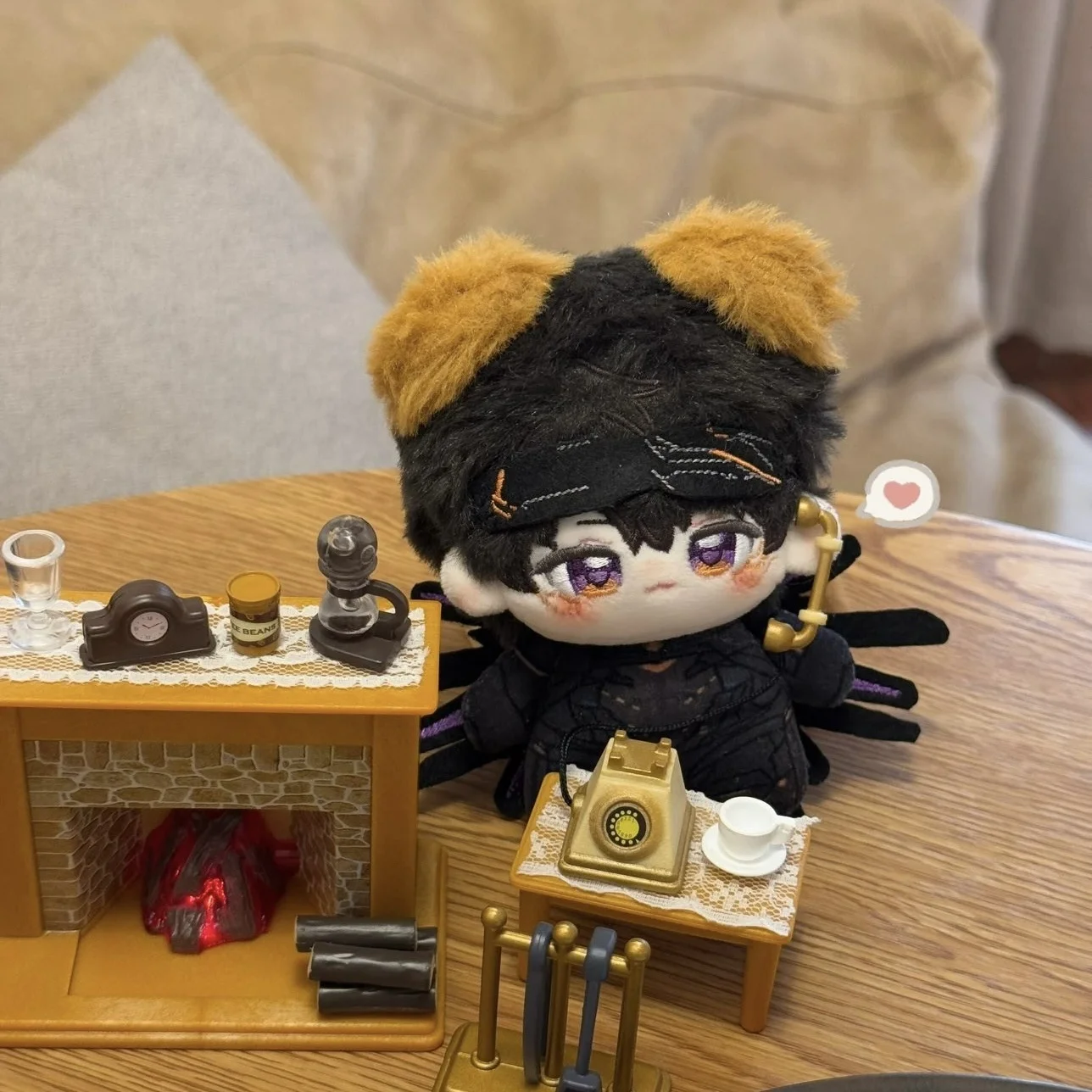 

Cute Love And Deep Space Mecha Puppy Xia Yi Zhi When The Universe Falls 10cm Nunu Body Magnetic Wings Plush Doll