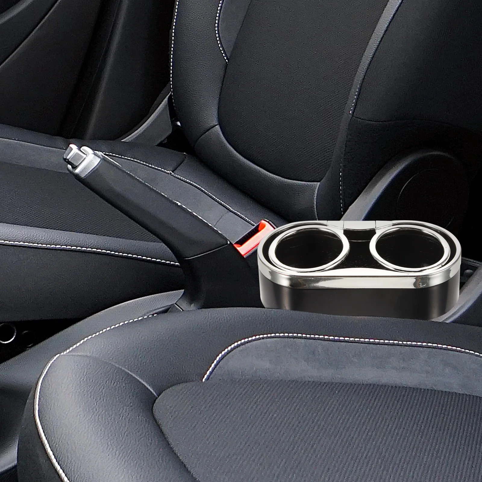 

2Pcs Car Cup Holder Lightweight Portable Beverage Rack for Backseat Console Tumbler Bottle Storage Durability Plastic Summer