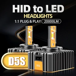 2x D5S LED Headlight Bulbs HID Xenon to Auto Led Brightness Lamps Direct Replacement For Audi A3 A4 A6 Q3 Q7 Chevrolet Silverado