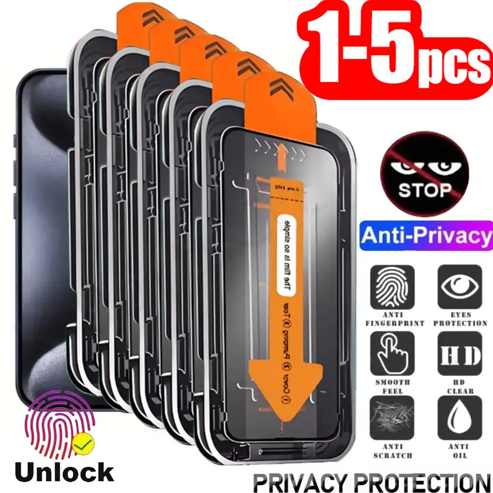 1-5 Stück Blickschutz-Displayschutzfolie für Google Pixel 10 11 Pro XL 9 8 10A 9A 8A 7 7A 6A Einfache Installation Anti-Spy Panzerglas
