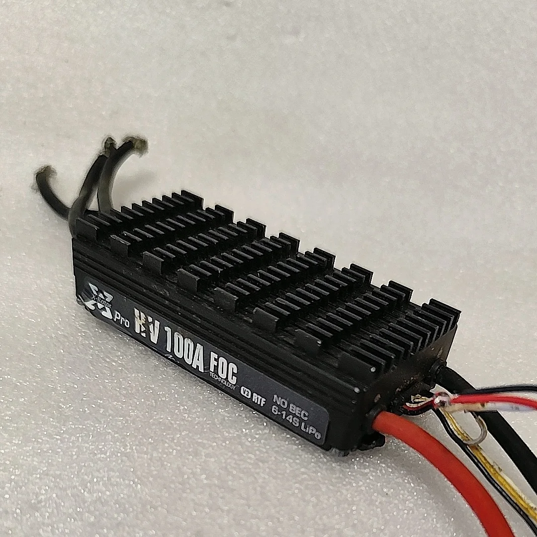 

Б/у 100А ESC Дрон Запчасти 6-14S литиевая батарея БПЛА Высоковольтный самолет Защита растений Ариплалет Водонепроницаемый