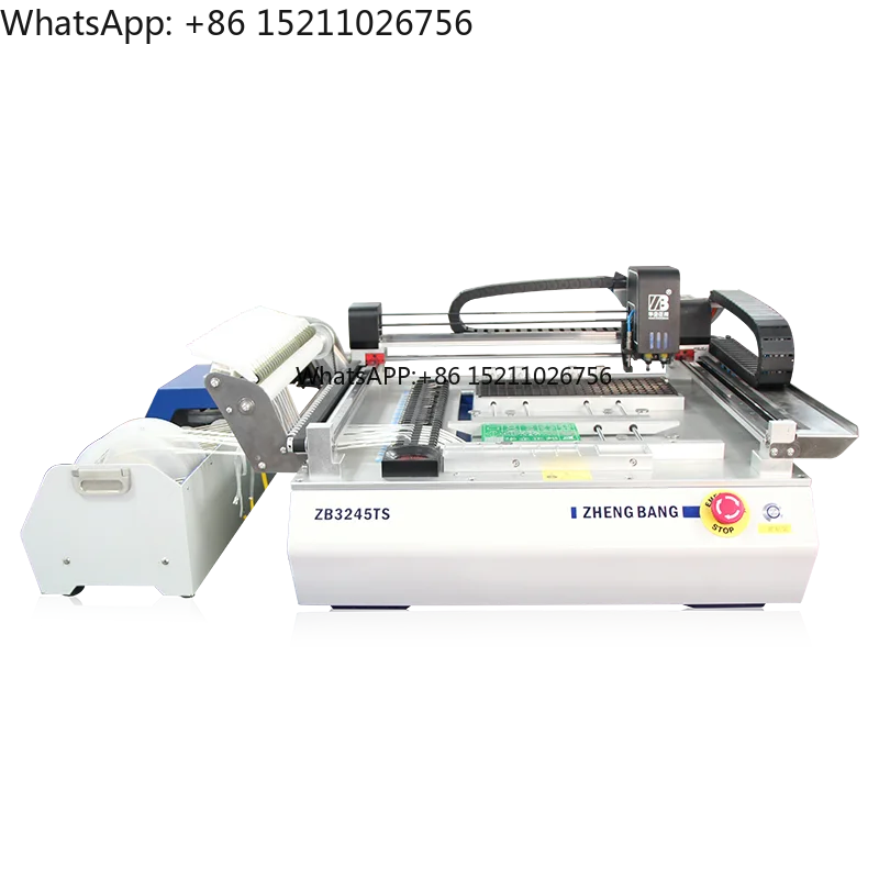 ZB3245TS Automatic Desktop Chip Mounter Smt LED Pick and Place Machine High Precision 2Head Smt Surface Mounter for SMD Assemble