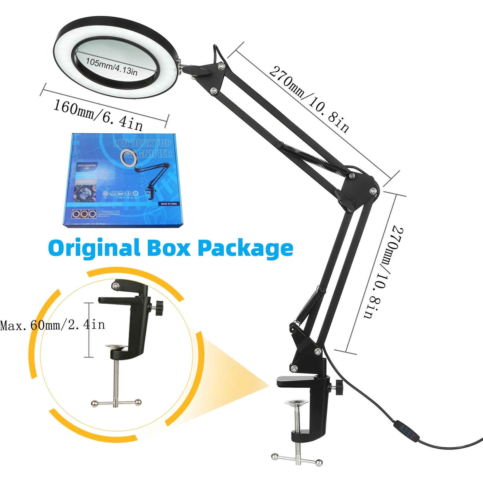 72led 8x/10x Nieuw Verlicht Vergrootglas Usb 3 Kleuren Led Vergrootglas Voor Soldeerbout Reparatie/Tafellamp/Huidverzorging Schoonheid