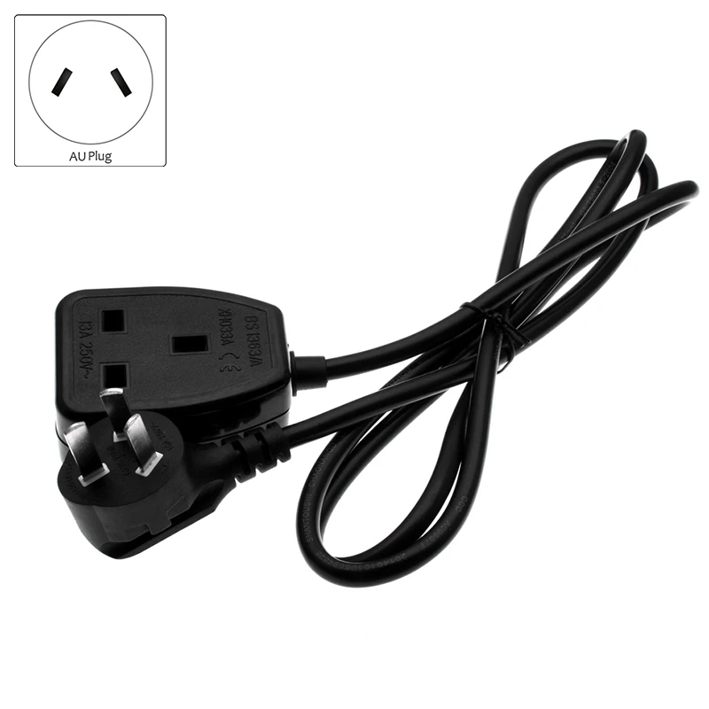 AU to UK Extension Power Cord,Australia 3Pin Male Plug to UK 3Pin Female Outlet Socket Power Cable(1.8M,AU Plug)