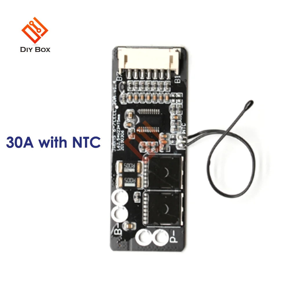 6S 30A/7S 30A/6S 50A/7S 50A BMS Board with NTC for 3.7V Ternary Lithium Battery Protection Board/BMS 7S/BMS 6S Board