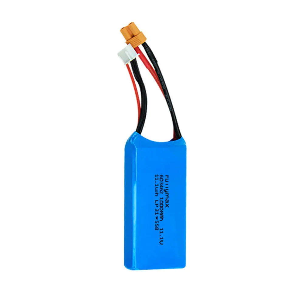 Lipo xt30バッテリー11.1v,1000mah,xk x450 fpv rc用1300mah,wltoys x450ヘリコプター用スペアパーツ