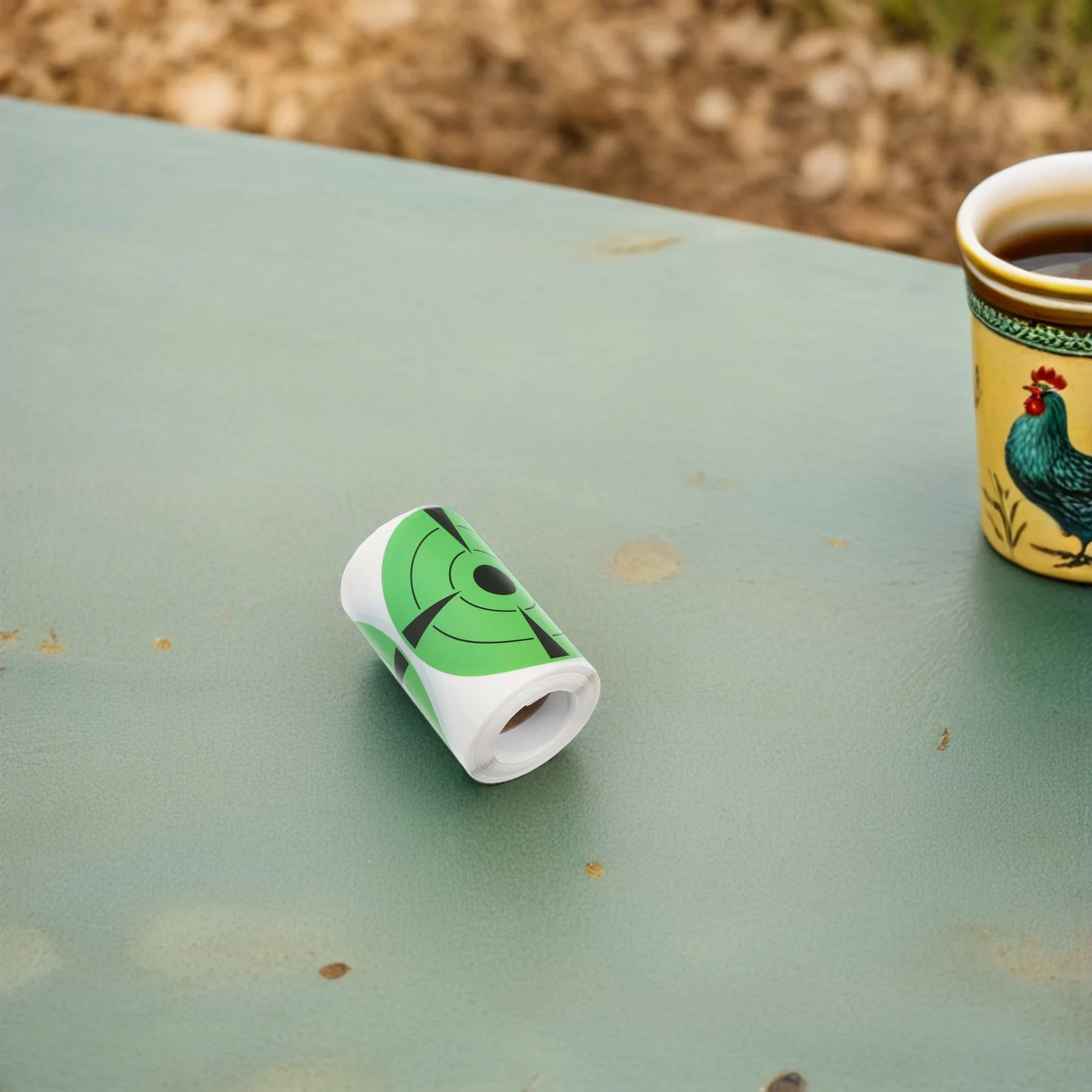 

Fluorescent Target Stickers Adhesive Round Practice Pasters For Indoor Outdoor Use Splatter Sticker