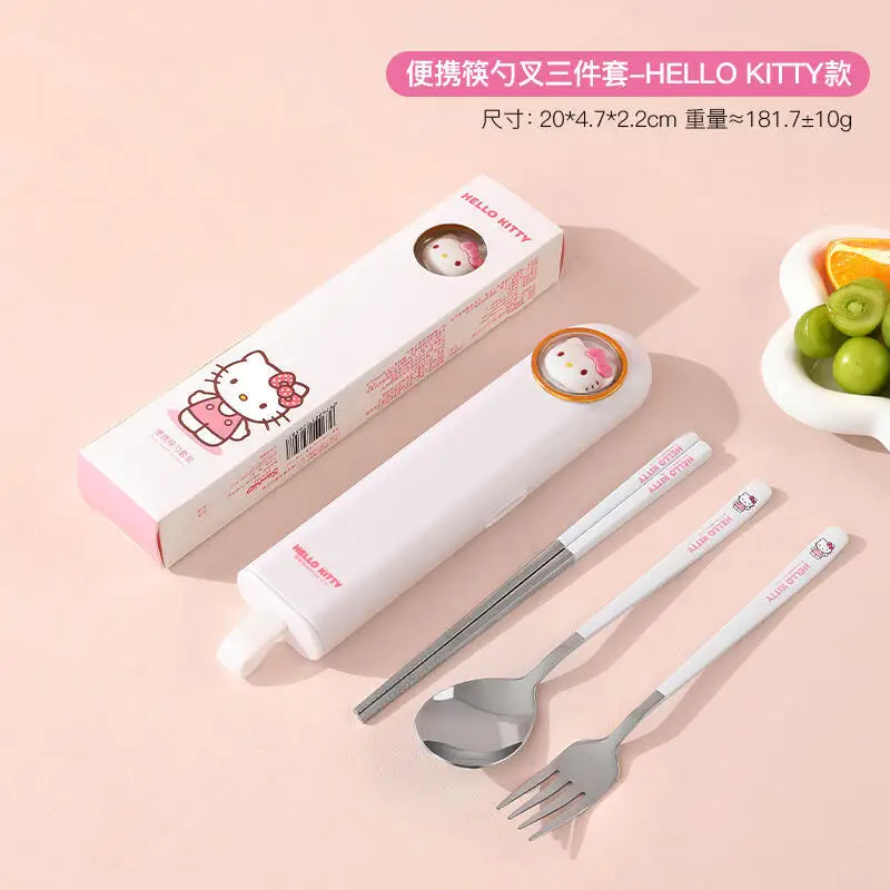 سانريو ماي ميلودي سينامورول مرحبا كيتي أدوات المائدة زخرفة الكبار طالب منتج جديد ضرب المنتج لطيف الكرتون المحمولة في الهواء الطلق
