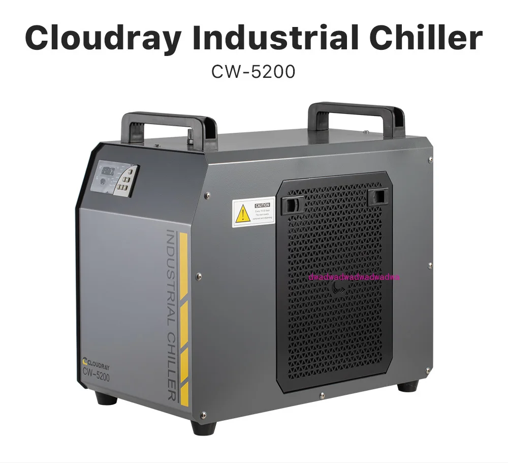 

Промышленный Воздушный водяной охладитель Cloudray CW5200 50/60 Гц для CO2 лазерной гравировки режущей машины охлаждения 150 Вт лазерной трубки