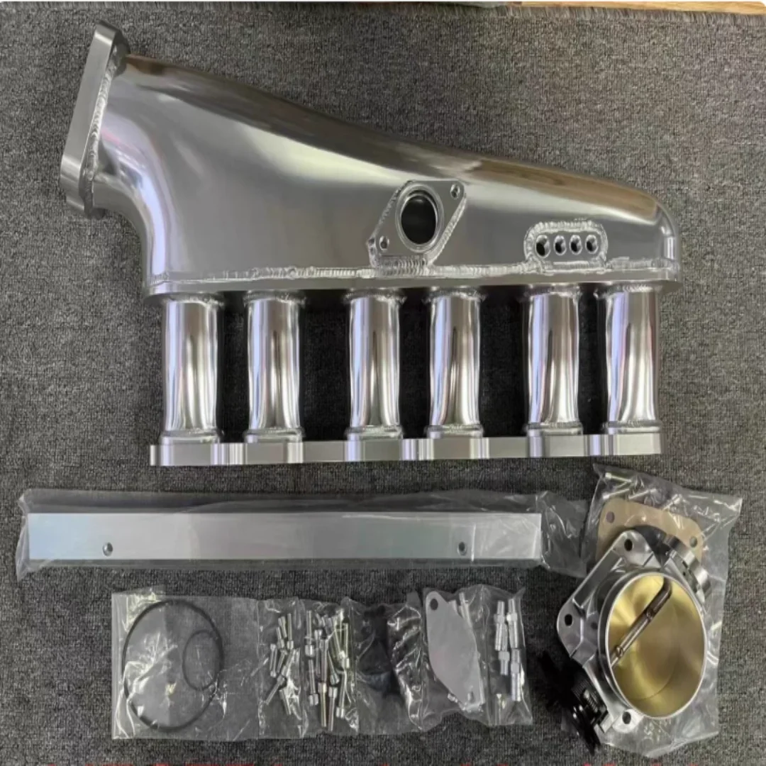 

Modified For Toyota 2JZGte 1JZGte With Enlarged Intake Manifold, 90mm Throttle Body, And Fuel Rail