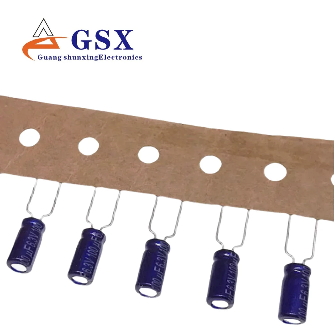

10pcs Panasonic imported electrolytic capacitor 6.3v100uf 5 * 11 Panasonic M series 85 degree blue robe audio