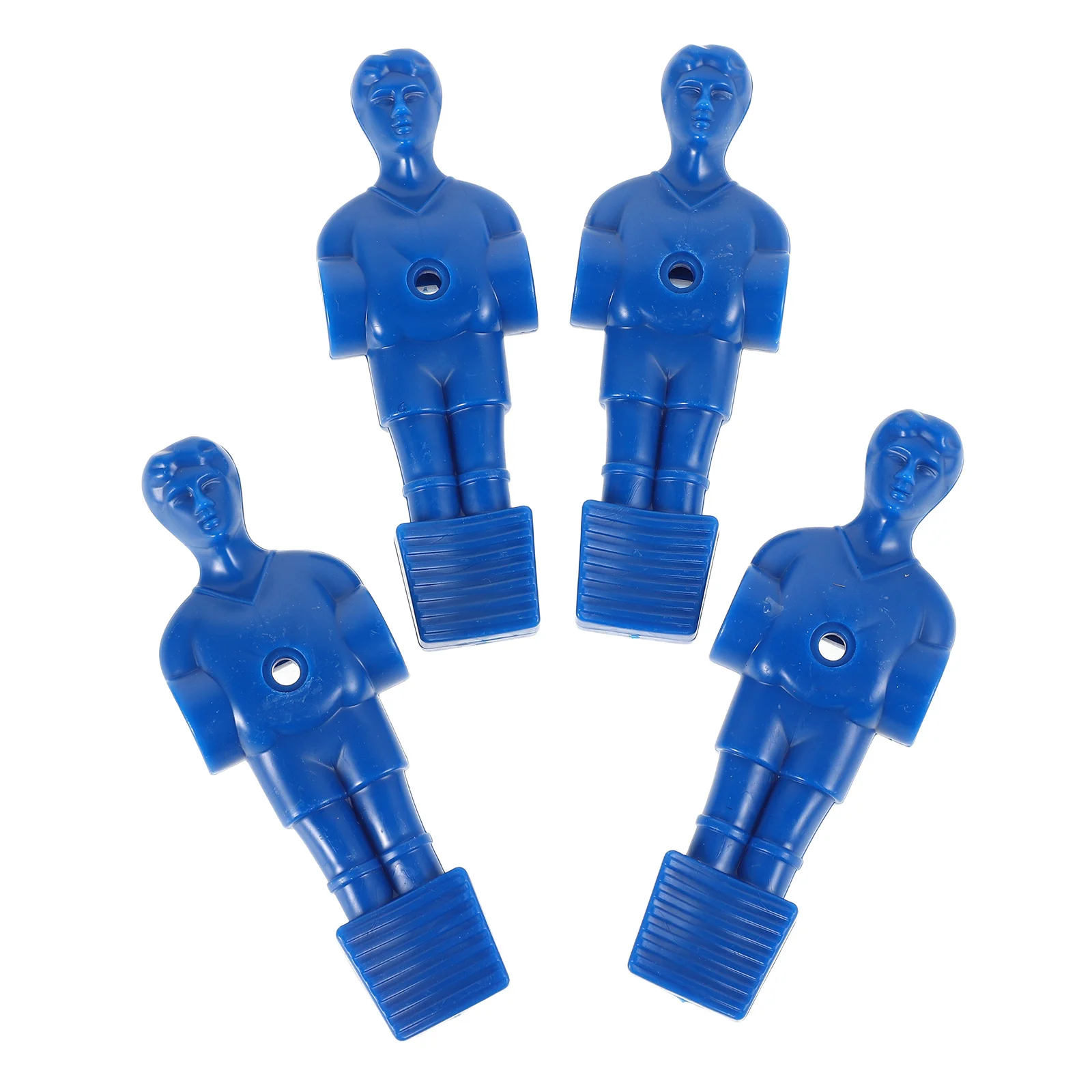 

4pcs Table Football Accessories Small Football Players Foosball Replacement Figures Interchangeable Arms Durable Plastic Home