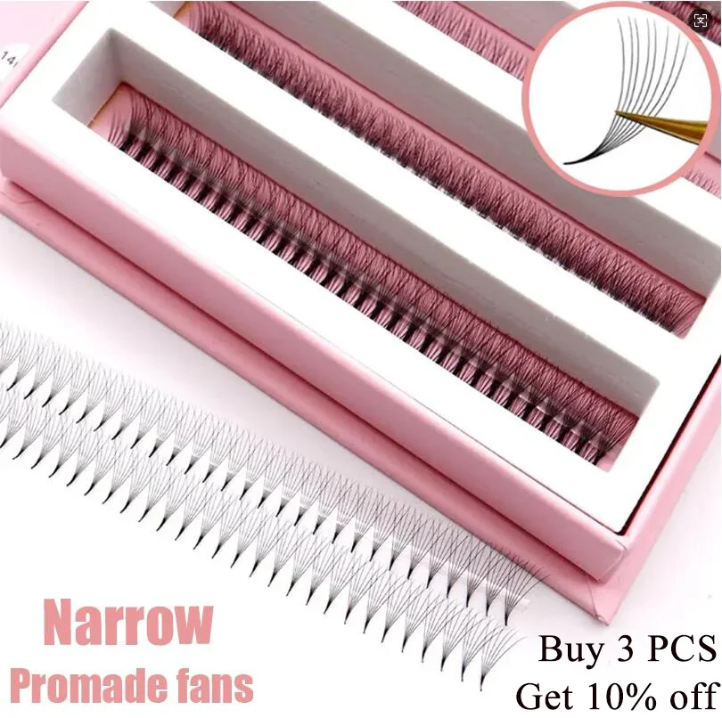 Narrow 1000 Fans False Eyelash  Korean Beauty Makeup Tools Ultra Speed  Lash Clusters 5D 6D 8D Natural Thin Base Eyelashes Books