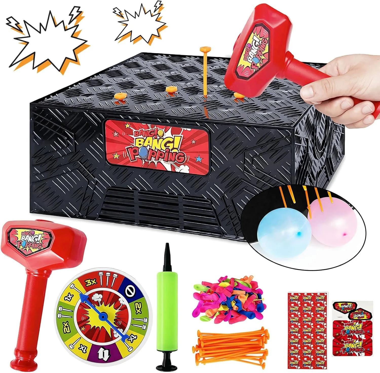 Multiplayer Balloon Explosion  Board Game Funny Toy for Festivals and Parties - Fun and Interactive Easter Gift,boy&girl match