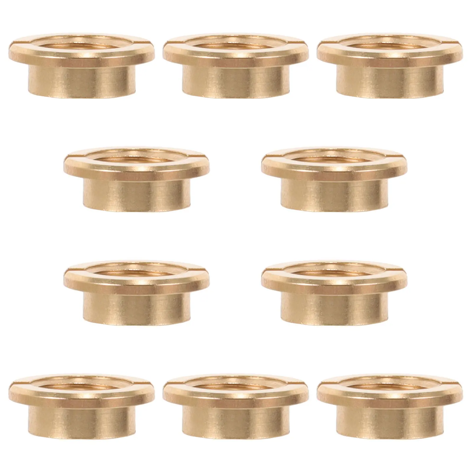 10Pcs Clock Nut for Quartz Movement Sinking Type Secure Fit Quiet Operation Elegant Appearance Replacement Part for DIY Clock