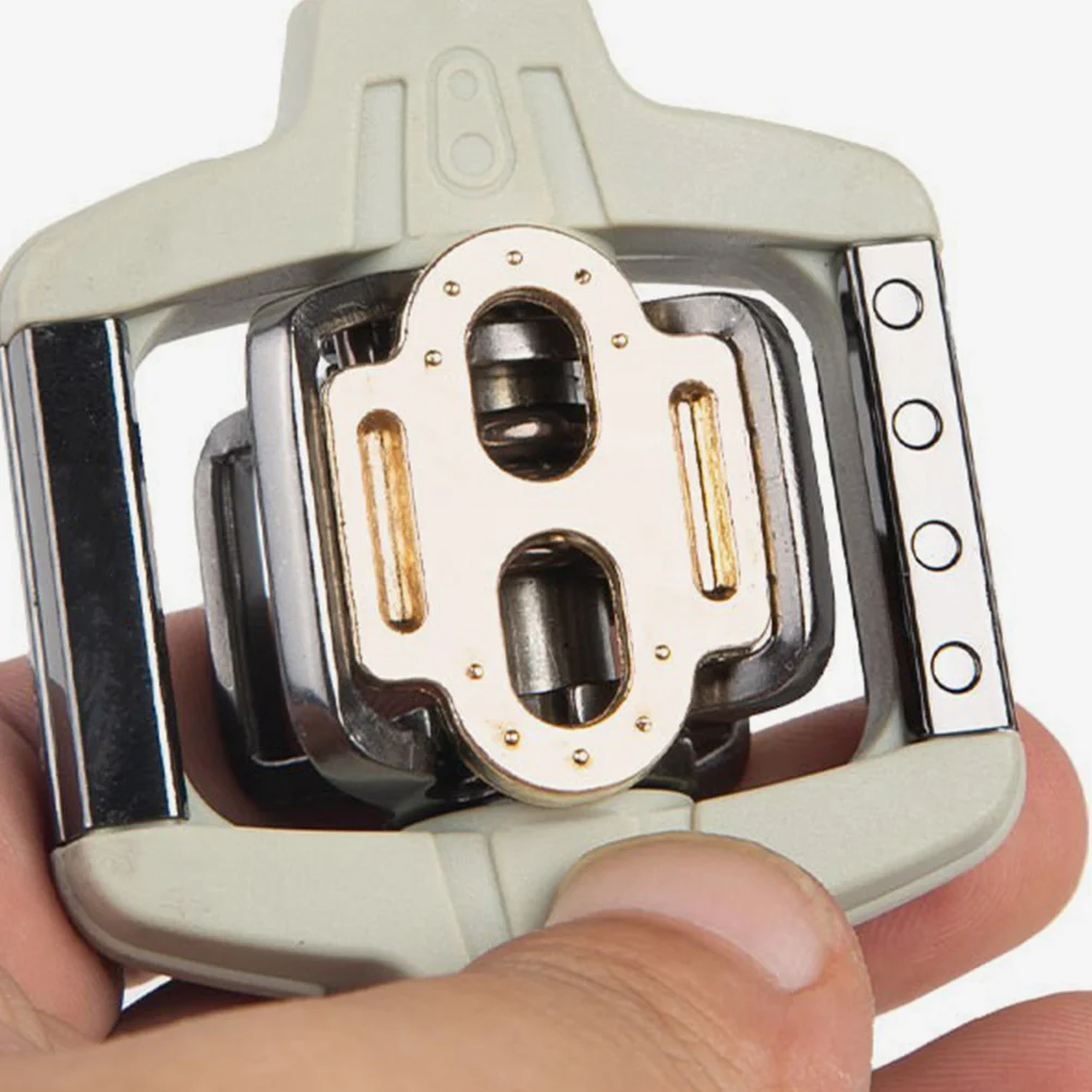 

1Set Lightweight Bike Pedal Cleat Strong Material Non-Slip Tread Easy Install Universal Compatibility Cycling Foot Pedal Cleat