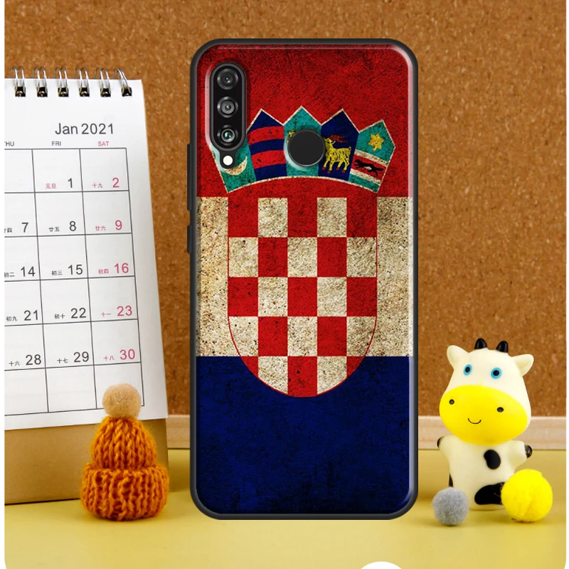 Croatia Flag Phone Case For Huawei Nova 11 Pro 9 10 SE 3i 7i 11i 5T Y60 Y61 Y70 Y90 Y91 P20 P40 P30 Lite