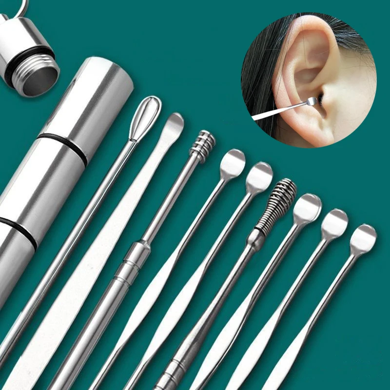 Earwax Removal Tools Ear Wax Cleaner Pick Digging Artifact Earpick Cleaning Ears Remover For Clean Your Kit Gadgets
