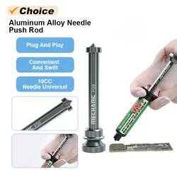 MECHANIC P09 Aluminum Alloy Solder Paste Flux Booster Manual Syringe Plunger Dispenser Manual Syringe Propulsion Tools